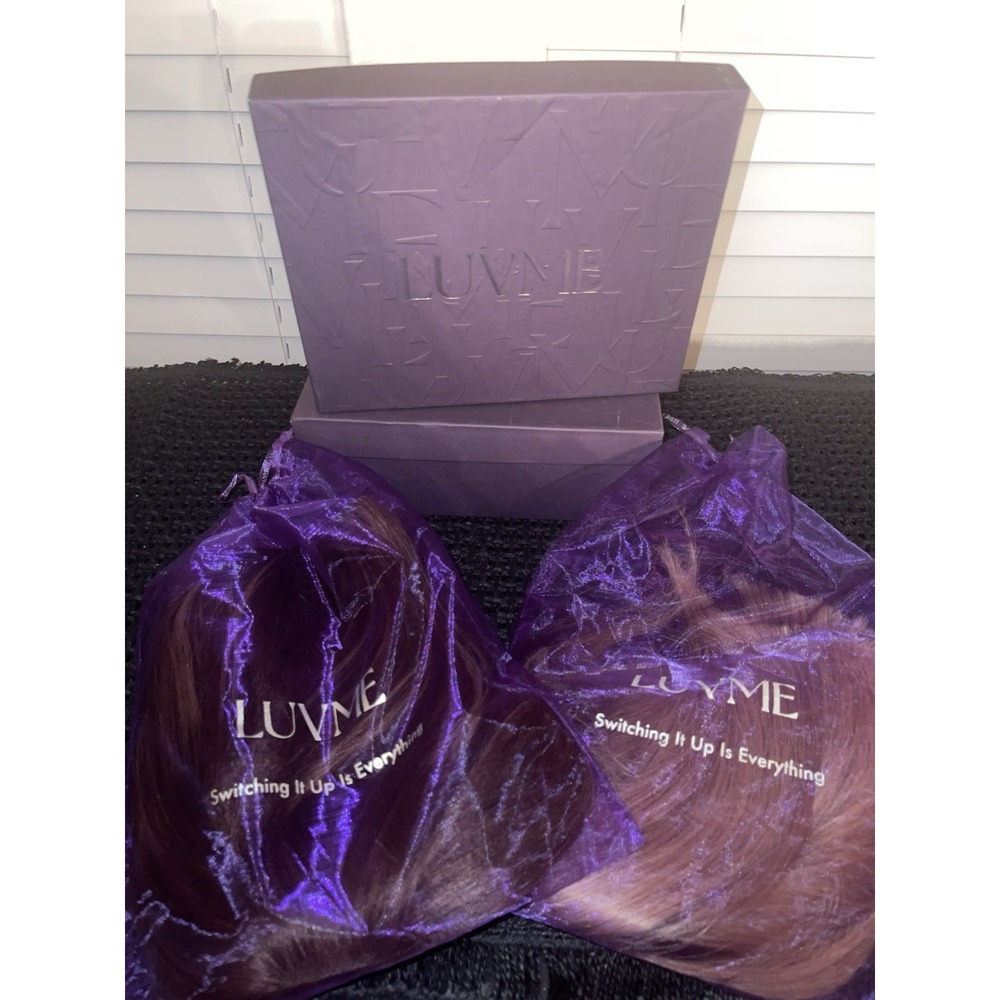 LUVME Hair Wig Bundle If 2 Wigs‎ Medium Length Bangs
